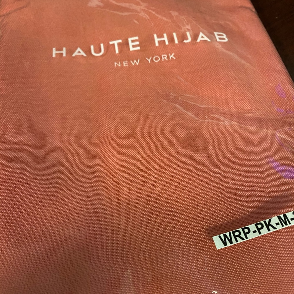 Coral modal maxi haute hijab